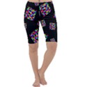 Flying  colorful cubes Cropped Leggings  View1