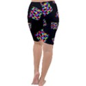 Flying  colorful cubes Cropped Leggings  View4