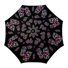 Colorful Abstraction Golf Umbrellas