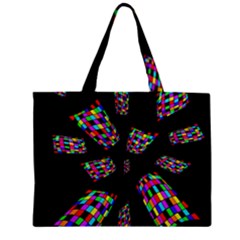 Colorful Abstraction Zipper Mini Tote Bag