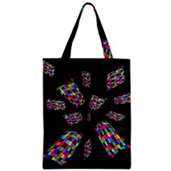 Colorful Abstraction Zipper Classic Tote Bag