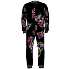 Colorful Abstraction Onepiece Jumpsuit (men)  by Valentinaart