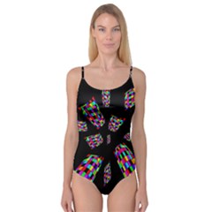 Colorful Abstraction Camisole Leotard 