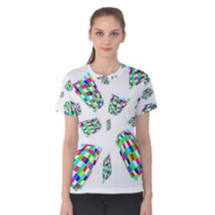 Colorful Abstraction Women s Cotton Tee