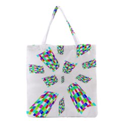 Colorful Abstraction Grocery Tote Bag