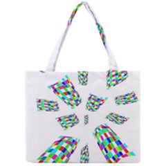 Colorful Abstraction Mini Tote Bag by Valentinaart