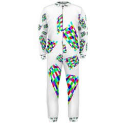 Colorful Abstraction Onepiece Jumpsuit (men) 