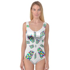 Colorful Abstraction Princess Tank Leotard 