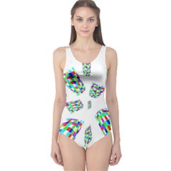 Colorful Abstraction One Piece Swimsuit