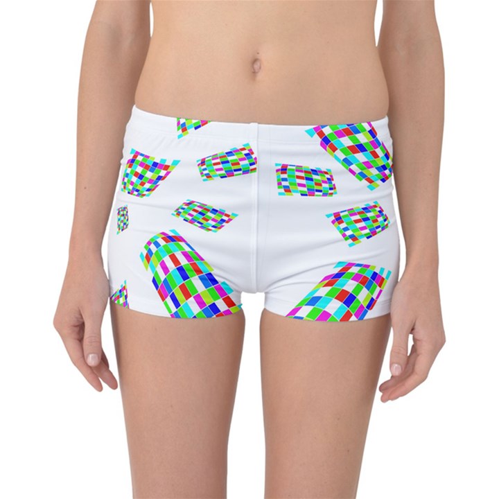 Colorful abstraction Reversible Boyleg Bikini Bottoms