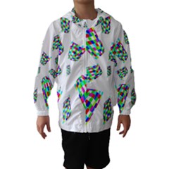 Colorful Abstraction Hooded Wind Breaker (kids)