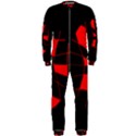 Red abstract flower OnePiece Jumpsuit (Men)  View1