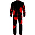 Red abstract flower OnePiece Jumpsuit (Men)  View2