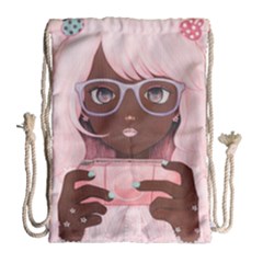 Gamergirl 3 P Drawstring Bag (large)