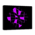 Purple abstract flower Deluxe Canvas 20  x 16   View1