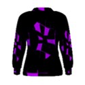 Purple abstract flower Women s Sweatshirt View2