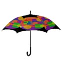 Colorful circle  Hook Handle Umbrellas (Small) View3