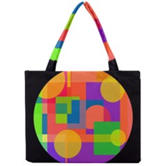 Colorful Circle  Mini Tote Bag