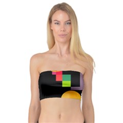 Colorful Abstraction Bandeau Top