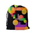 Colorful abstraction Drawstring Pouches (Extra Large) View2