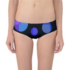 Blue Circles  Classic Bikini Bottoms by Valentinaart