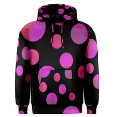 Pink Abstraction Men s Pullover Hoodie by Valentinaart