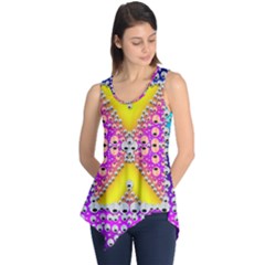 Music Tribute In The Sun Peace And Popart Sleeveless Tunic