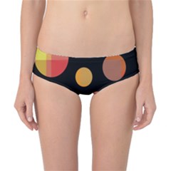 Orange Abstraction Classic Bikini Bottoms by Valentinaart