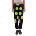 Green abstract circles Women s Jogger Sweatpants View1