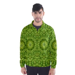 Magic Flowers In  The Deep Valley Of Paradise Wind Breaker (men)