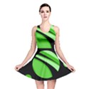 Green balls   Reversible Skater Dress View1