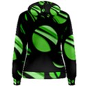 Green balls   Women s Pullover Hoodie View2