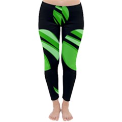 Green Balls   Winter Leggings 