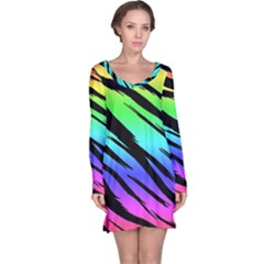 Rainbow Tiger Long Sleeve Nightdress