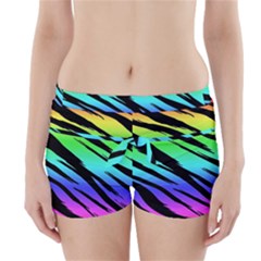 Rainbow Tiger Boyleg Bikini Wrap Bottoms