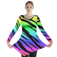 Rainbow Tiger Long Sleeve Tunic 