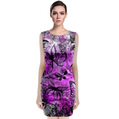 Butterfly Graffiti Classic Sleeveless Midi Dress by ArtistRoseanneJones