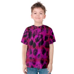 Pink Leopard Kid s Cotton Tee