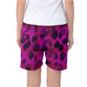 Pink Leopard Women s Basketball Shorts View2