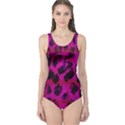 Pink Leopard One Piece Swimsuit View1