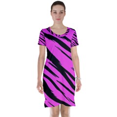 Pink Tiger Short Sleeve Nightdress