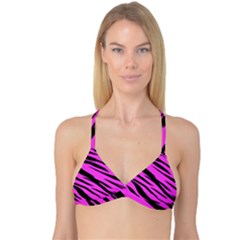 Pink Tiger Reversible Tri Bikini Top