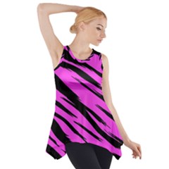 Pink Tiger Side Drop Tank Tunic