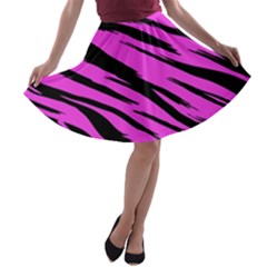 Pink Tiger A-line Skater Skirt