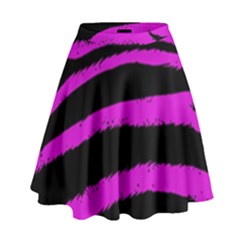 Pink Zebra High Waist Skirt