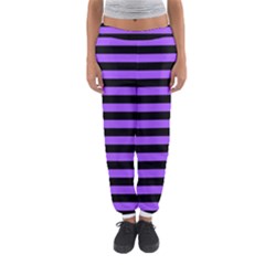 Purple Stripes Women s Jogger Sweatpants