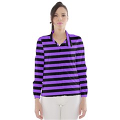 Purple Stripes Wind Breaker (women)