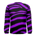 Purple Zebra Men s Long Sleeve Tee View2