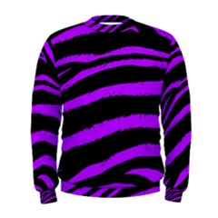 Purple Zebra Men s Sweatshirt by ArtistRoseanneJones