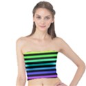 Rainbow Stripes Tube Top View1